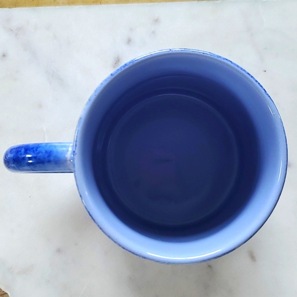 Blue Ombre Starbucks Pottery Style Glazed Scalloped Mug 2022 - Picture 4 of 4